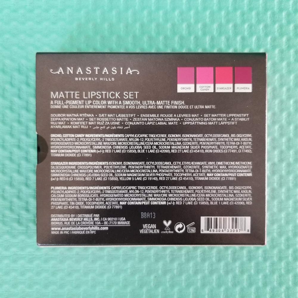 Anastasia Beverly Hills Pink Matte Lipstick Set - Picture 2 of 5